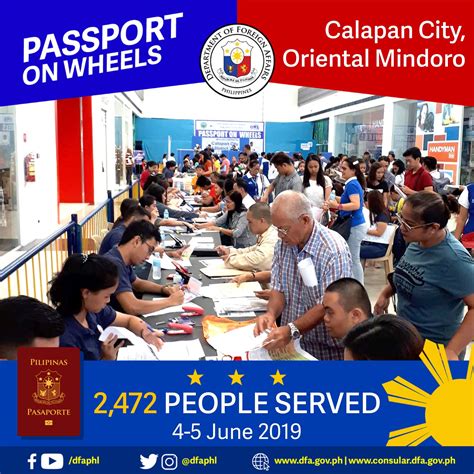 PASSPORT ON WHEELS VISITS CALAPAN CITY, ORIENTAL .